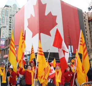 Les vietnamiens accueillent les jeux olympiques de Vancouver 2010