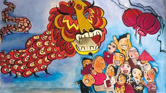 The Year of the Dragon - Illustration par Diana Lippolis