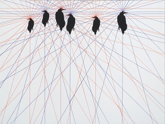 Une des oeuvres de l'artiste mexicain de Carlos Amorales, Sin título (Untitled), 2004 | llustration par Carlos Amorales