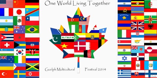 Poster par Carissa Gobbi http://carissagobbi21.blogspot.ca/2014/04/guelph-multicultural-festival-poster.html