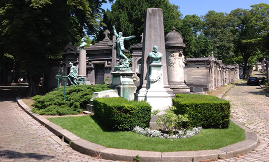 Le cimetière du Père Lachaise à Paris. | Photo par Pascal Guillon