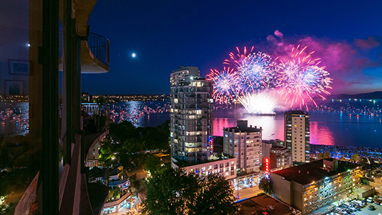 Plus d’un million de spectateurs participent à l’événement Celebration of Light de Vancouver. | Photo par Colink, Flickr