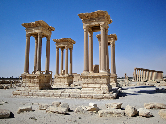 Les ruines de Palmyra. | Photo par Pierre Grenier