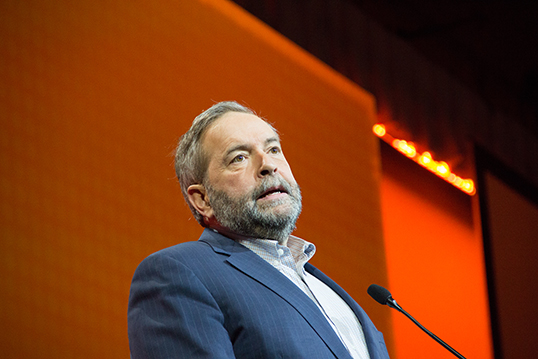 Thomas Mulcair, chef sortant du NPD. | Photo d’United Steelworkers