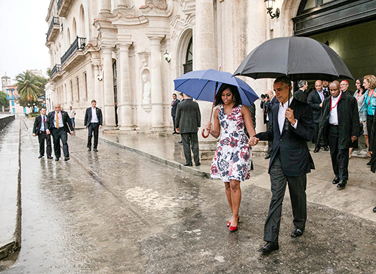 Le président Obama et sa femme à La Havane, Cuba. | Photo de IIP Photo Archive
