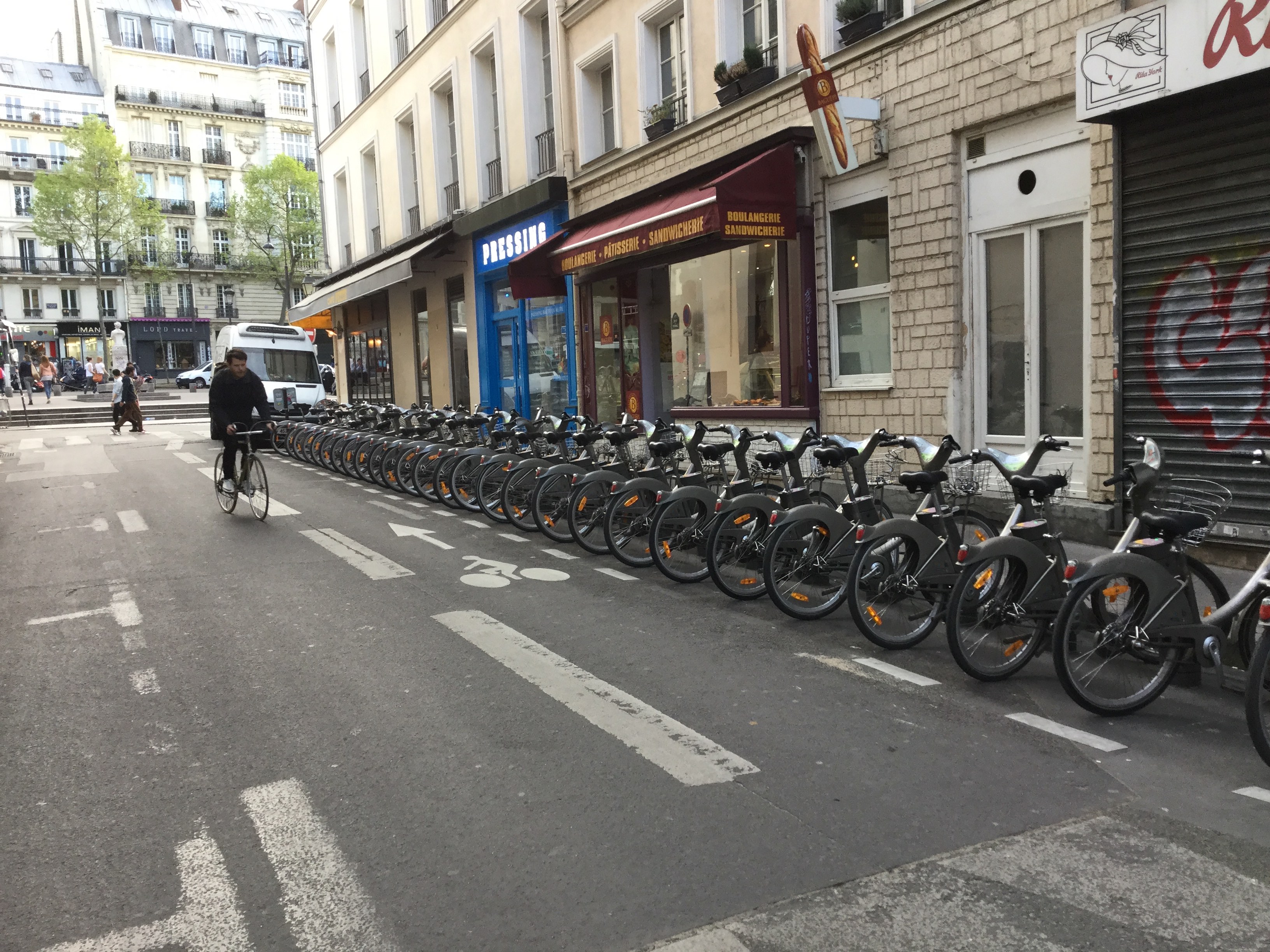 Le Paris des cyclistes. | Photo de Pascal Guillon