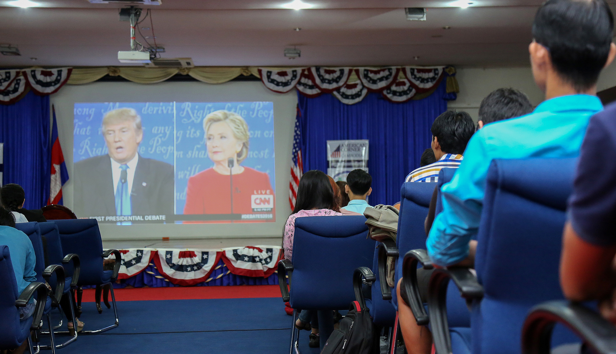 Le débat entre Clinton et Trump | Photo par IIP Photo Archive, Flickr
